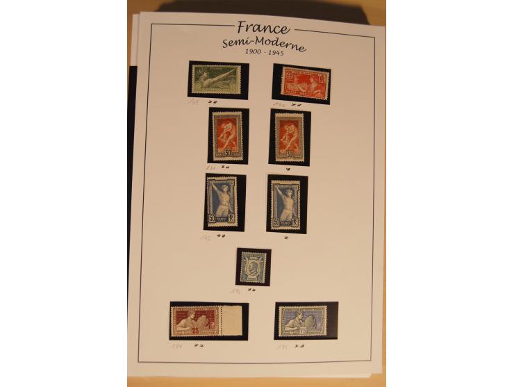 1849/68, anfangs ungebrauchte und gestempelte, ab 1900 nur noch ungebrauchte bzw. postfrische umfangreiche Sammlung, teils et
