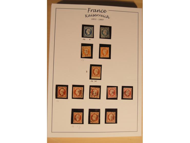 1849/68, anfangs ungebrauchte und gestempelte, ab 1900 nur noch ungebrauchte bzw. postfrische umfangreiche Sammlung, teils et