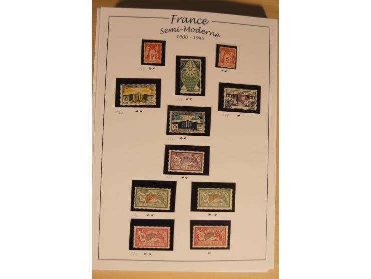1849/68, anfangs ungebrauchte und gestempelte, ab 1900 nur noch ungebrauchte bzw. postfrische umfangreiche Sammlung, teils et