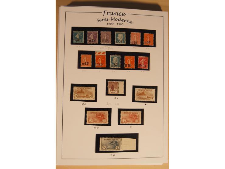 1849/68, anfangs ungebrauchte und gestempelte, ab 1900 nur noch ungebrauchte bzw. postfrische umfangreiche Sammlung, teils et