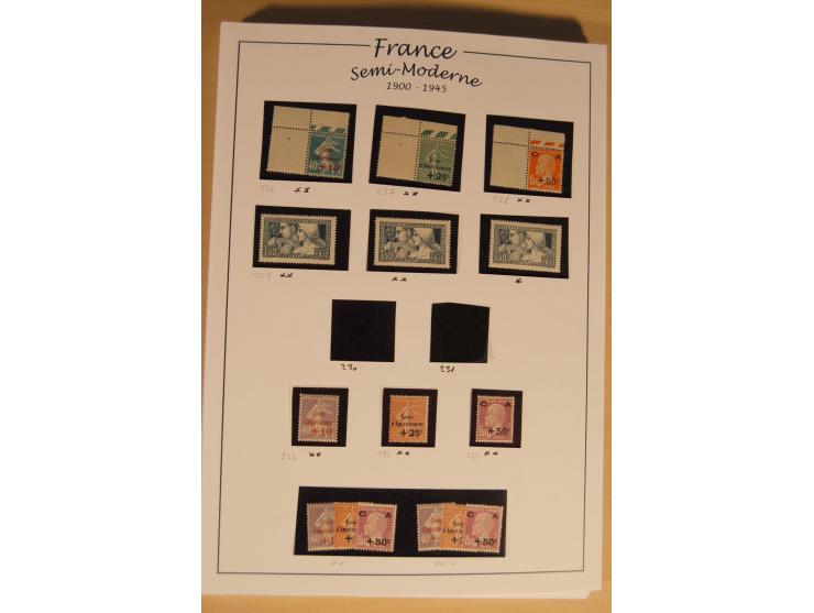 1849/68, anfangs ungebrauchte und gestempelte, ab 1900 nur noch ungebrauchte bzw. postfrische umfangreiche Sammlung, teils et