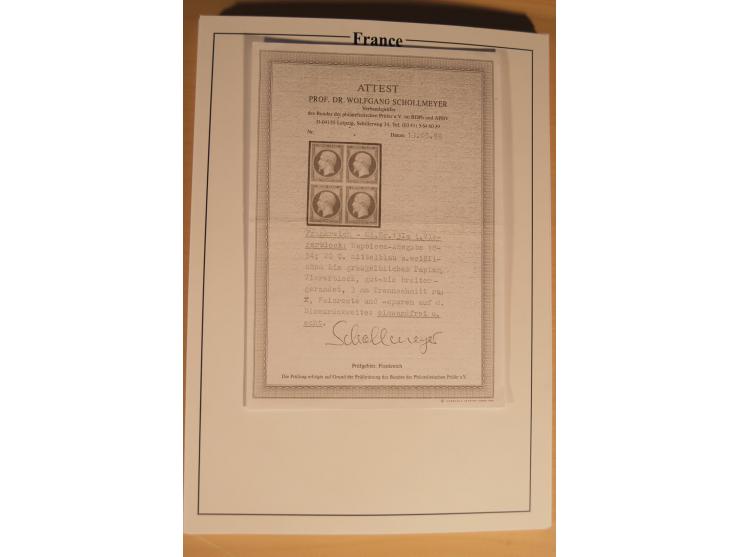 1849/68, anfangs ungebrauchte und gestempelte, ab 1900 nur noch ungebrauchte bzw. postfrische umfangreiche Sammlung, teils et