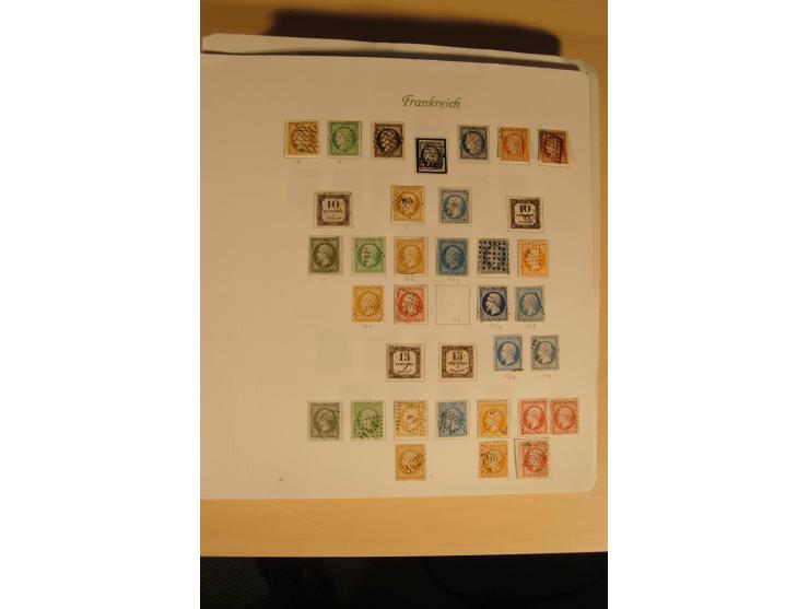 1849/1909 (ca.), gestempelte Sammlung mit u.a. Mi.-Nr. 1-5, 7, 8, 32, 42-44, Portomarken, etlichen Paaren und größeren Einhei