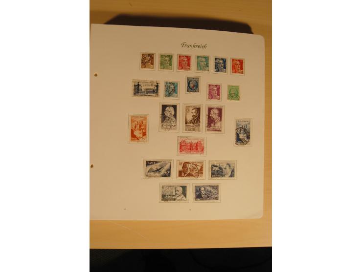 1849/1909 (ca.), gestempelte Sammlung mit u.a. Mi.-Nr. 1-5, 7, 8, 32, 42-44, Portomarken, etlichen Paaren und größeren Einhei