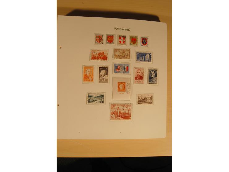 1849/1909 (ca.), gestempelte Sammlung mit u.a. Mi.-Nr. 1-5, 7, 8, 32, 42-44, Portomarken, etlichen Paaren und größeren Einhei