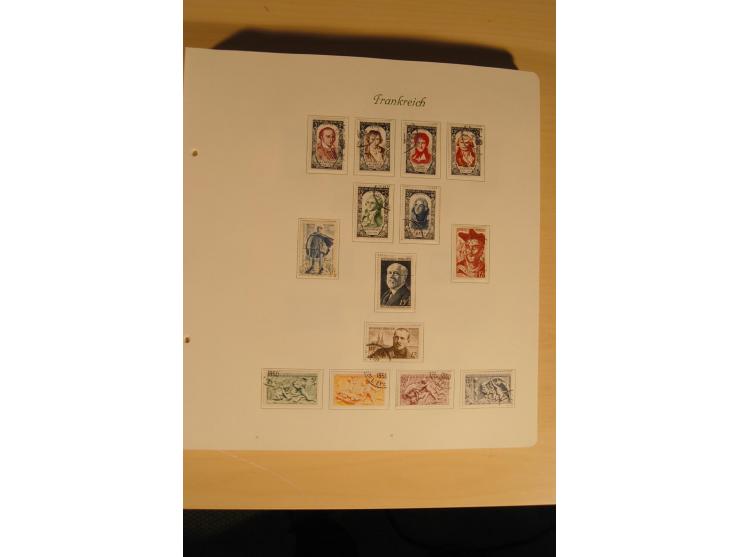 1849/1909 (ca.), gestempelte Sammlung mit u.a. Mi.-Nr. 1-5, 7, 8, 32, 42-44, Portomarken, etlichen Paaren und größeren Einhei