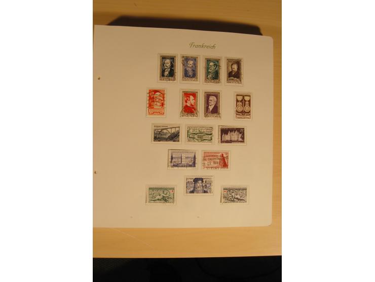 1849/1909 (ca.), gestempelte Sammlung mit u.a. Mi.-Nr. 1-5, 7, 8, 32, 42-44, Portomarken, etlichen Paaren und größeren Einhei