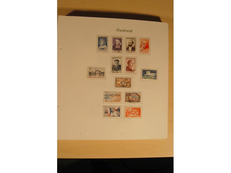 1849/1909 (ca.), gestempelte Sammlung mit u.a. Mi.-Nr. 1-5, 7, 8, 32, 42-44, Portomarken, etlichen Paaren und größeren Einhei