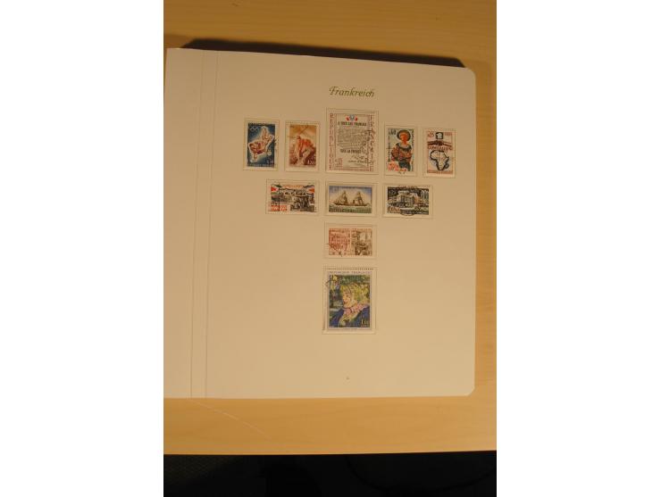 1849/1909 (ca.), gestempelte Sammlung mit u.a. Mi.-Nr. 1-5, 7, 8, 32, 42-44, Portomarken, etlichen Paaren und größeren Einhei