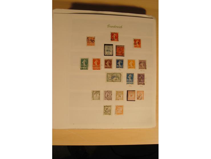 1849/1909 (ca.), gestempelte Sammlung mit u.a. Mi.-Nr. 1-5, 7, 8, 32, 42-44, Portomarken, etlichen Paaren und größeren Einhei