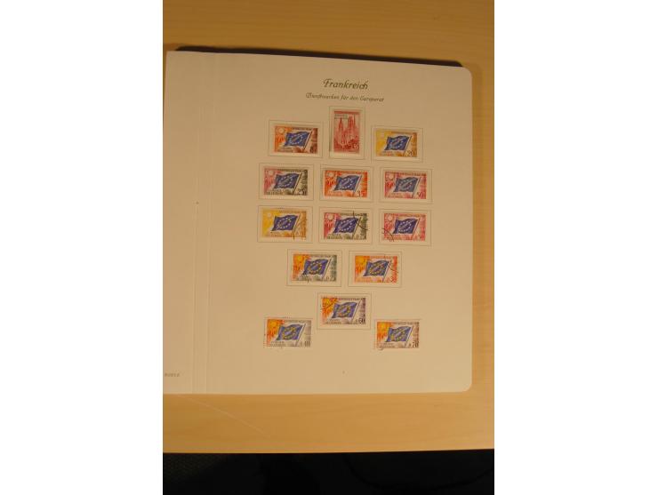 1849/1909 (ca.), gestempelte Sammlung mit u.a. Mi.-Nr. 1-5, 7, 8, 32, 42-44, Portomarken, etlichen Paaren und größeren Einhei