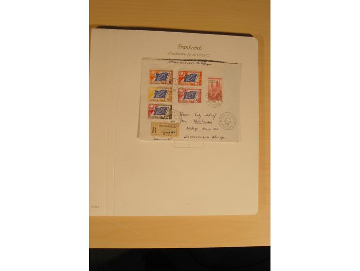 1849/1909 (ca.), gestempelte Sammlung mit u.a. Mi.-Nr. 1-5, 7, 8, 32, 42-44, Portomarken, etlichen Paaren und größeren Einhei