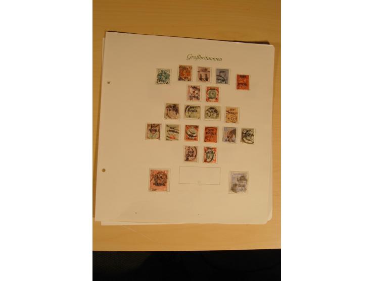 1840/91, gestempelte Sammlung inkl. einiger Briefe beginnend mit Mi.-Nr. 1-2 (je 2x), 5-7, 85 und 99 außerdem Mi.-Nr. 1-2 jew