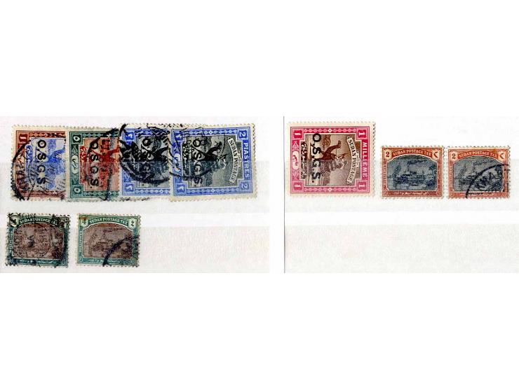 1902/97, postfrische, ungebrauchte und gestempelte Partie mit Dienst (Mi. nach Angabe des Einlieferers ca. 610,-)