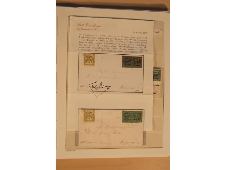 1851/1911, umfangreiche gestempelte Sammlung mit einigen Briefen und vielen Einheiten inkl. Königreich, dabei etliche gute We