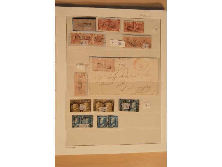 1851/1911, umfangreiche gestempelte Sammlung mit einigen Briefen und vielen Einheiten inkl. Königreich, dabei etliche gute We