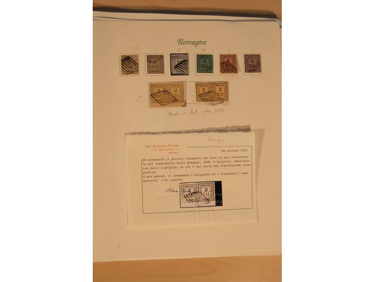 1851/1911, umfangreiche gestempelte Sammlung mit einigen Briefen und vielen Einheiten inkl. Königreich, dabei etliche gute We