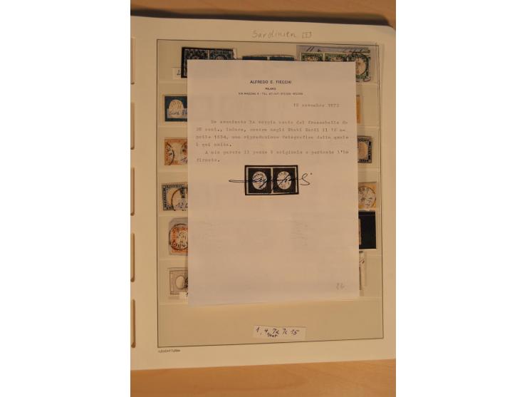 1851/1911, umfangreiche gestempelte Sammlung mit einigen Briefen und vielen Einheiten inkl. Königreich, dabei etliche gute We