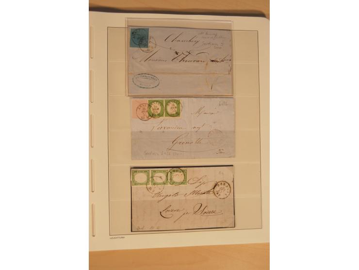1851/1911, umfangreiche gestempelte Sammlung mit einigen Briefen und vielen Einheiten inkl. Königreich, dabei etliche gute We
