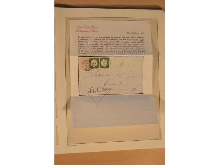 1851/1911, umfangreiche gestempelte Sammlung mit einigen Briefen und vielen Einheiten inkl. Königreich, dabei etliche gute We
