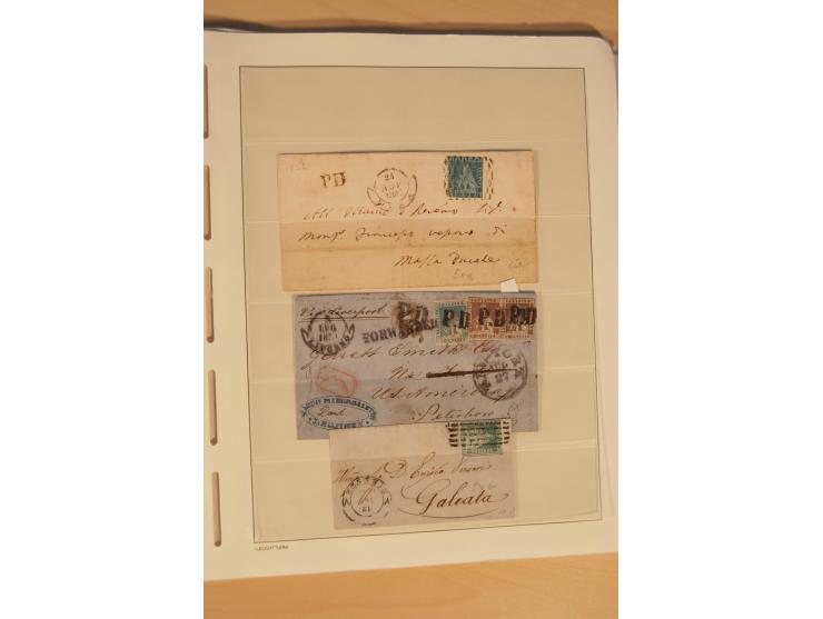 1851/1911, umfangreiche gestempelte Sammlung mit einigen Briefen und vielen Einheiten inkl. Königreich, dabei etliche gute We