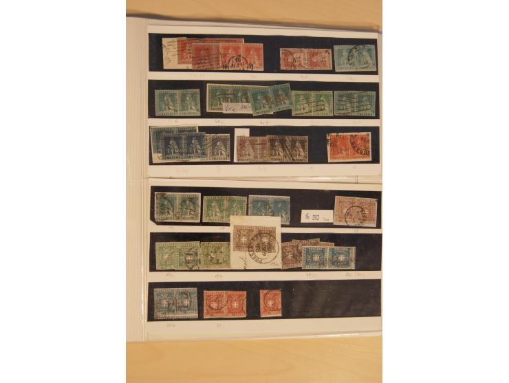 1851/1911, umfangreiche gestempelte Sammlung mit einigen Briefen und vielen Einheiten inkl. Königreich, dabei etliche gute We