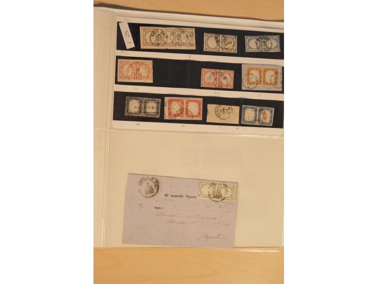 1851/1911, umfangreiche gestempelte Sammlung mit einigen Briefen und vielen Einheiten inkl. Königreich, dabei etliche gute We