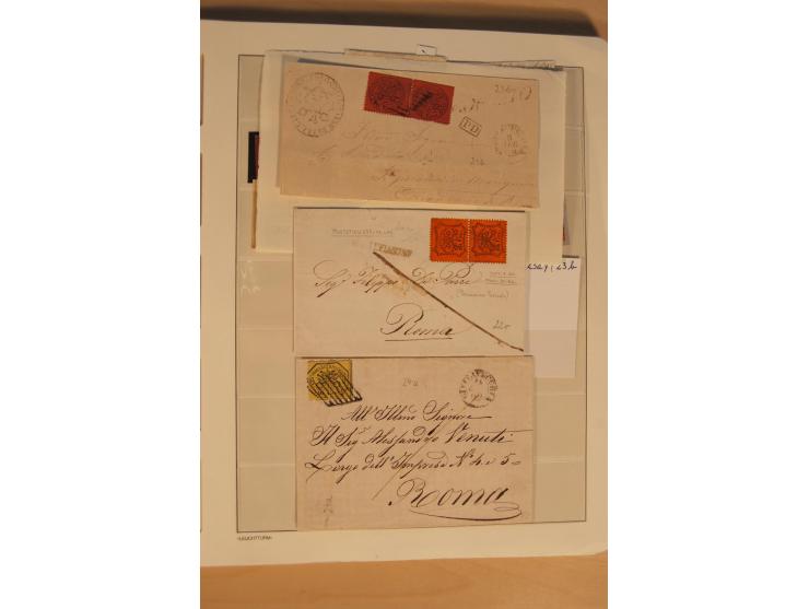 1851/1911, umfangreiche gestempelte Sammlung mit einigen Briefen und vielen Einheiten inkl. Königreich, dabei etliche gute We