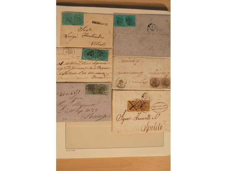 1851/1911, umfangreiche gestempelte Sammlung mit einigen Briefen und vielen Einheiten inkl. Königreich, dabei etliche gute We