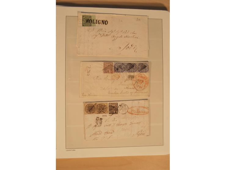 1851/1911, umfangreiche gestempelte Sammlung mit einigen Briefen und vielen Einheiten inkl. Königreich, dabei etliche gute We
