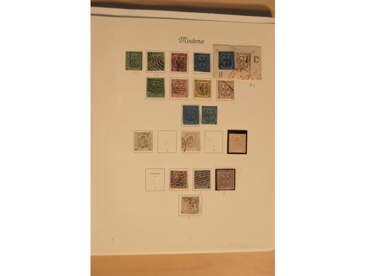 1851/1911, umfangreiche gestempelte Sammlung mit einigen Briefen und vielen Einheiten inkl. Königreich, dabei etliche gute We