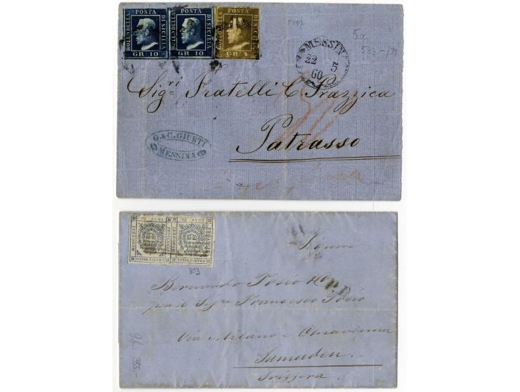 1852/79 (ca.), hochwertige, meist gestempelte Zusammenstellung incl. wenig Königreich mit u.a. Kirchenstaat Mi.-Nr. 10I und I