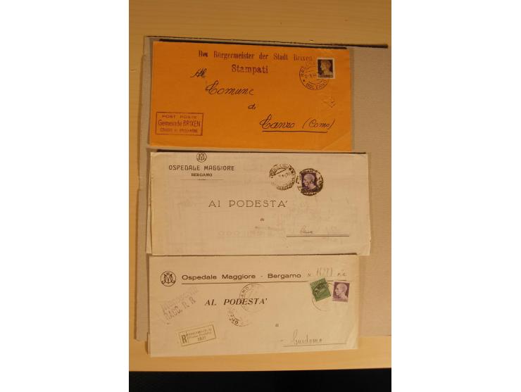 1944/45, 37 Briefe und Karten, dabei Reco