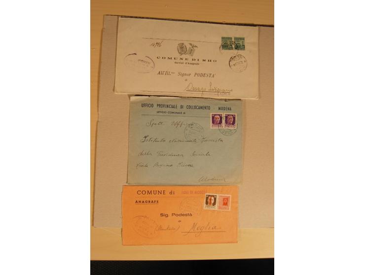 1944/45, 37 Briefe und Karten, dabei Reco