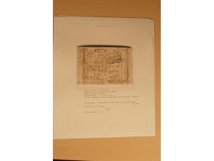 1762/1917, Die Postverbindungen von und nach Riga, Sammlung mit Briefen, Karten und Ganzsachen, dabei die Stempel Rigas ab 17