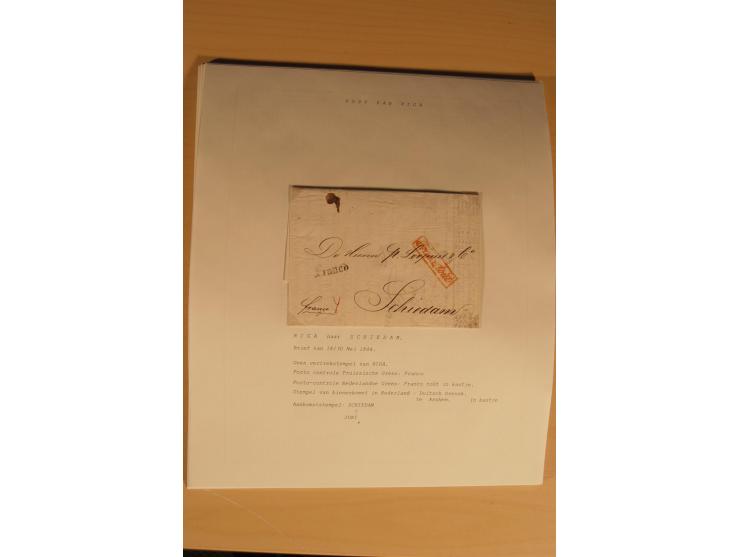 1762/1917, Die Postverbindungen von und nach Riga, Sammlung mit Briefen, Karten und Ganzsachen, dabei die Stempel Rigas ab 17