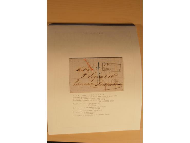 1762/1917, Die Postverbindungen von und nach Riga, Sammlung mit Briefen, Karten und Ganzsachen, dabei die Stempel Rigas ab 17