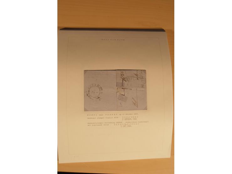 1762/1917, Die Postverbindungen von und nach Riga, Sammlung mit Briefen, Karten und Ganzsachen, dabei die Stempel Rigas ab 17