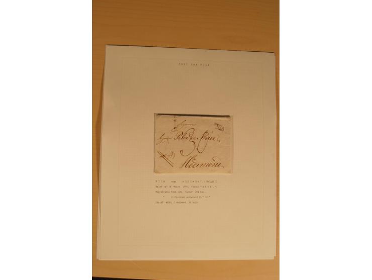 1762/1917, Die Postverbindungen von und nach Riga, Sammlung mit Briefen, Karten und Ganzsachen, dabei die Stempel Rigas ab 17
