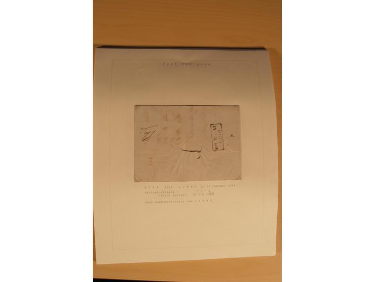 1762/1917, Die Postverbindungen von und nach Riga, Sammlung mit Briefen, Karten und Ganzsachen, dabei die Stempel Rigas ab 17