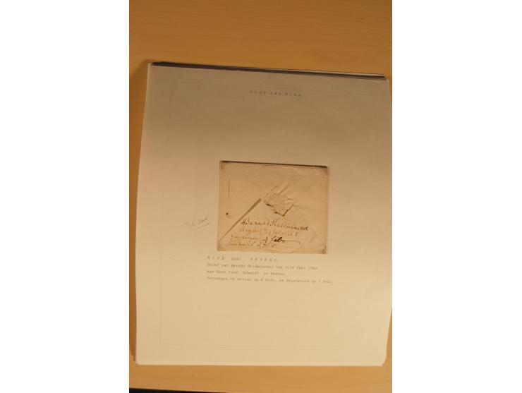 1762/1917, Die Postverbindungen von und nach Riga, Sammlung mit Briefen, Karten und Ganzsachen, dabei die Stempel Rigas ab 17