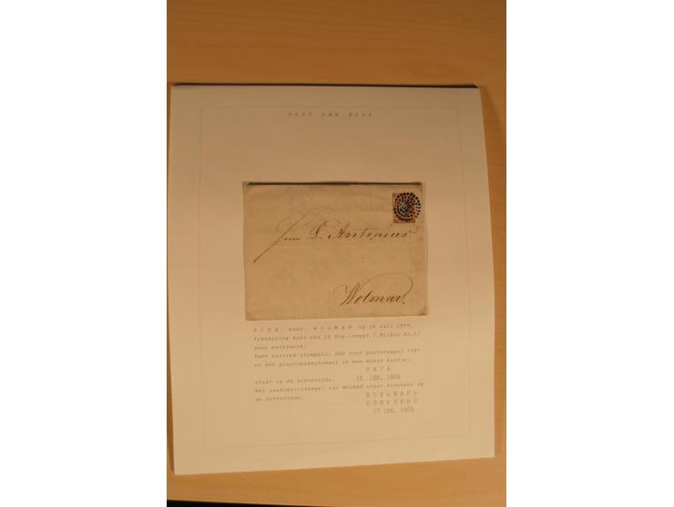 1762/1917, Die Postverbindungen von und nach Riga, Sammlung mit Briefen, Karten und Ganzsachen, dabei die Stempel Rigas ab 17
