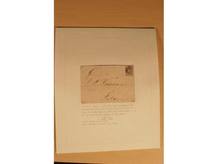 1762/1917, Die Postverbindungen von und nach Riga, Sammlung mit Briefen, Karten und Ganzsachen, dabei die Stempel Rigas ab 17