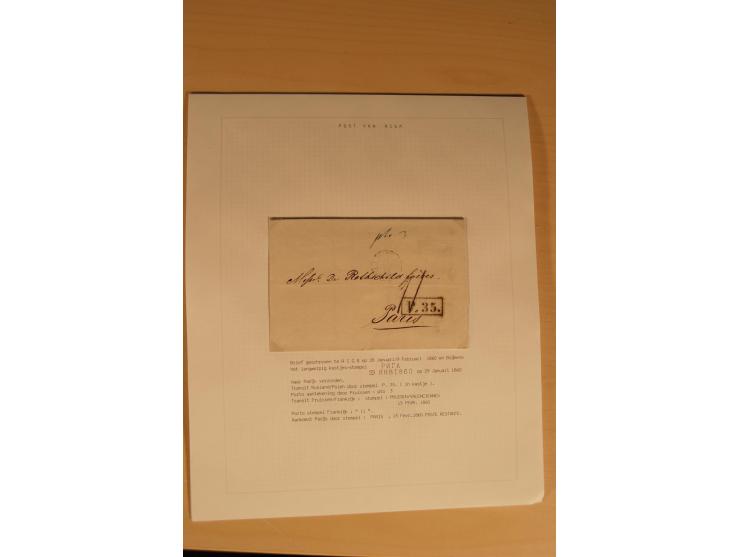 1762/1917, Die Postverbindungen von und nach Riga, Sammlung mit Briefen, Karten und Ganzsachen, dabei die Stempel Rigas ab 17