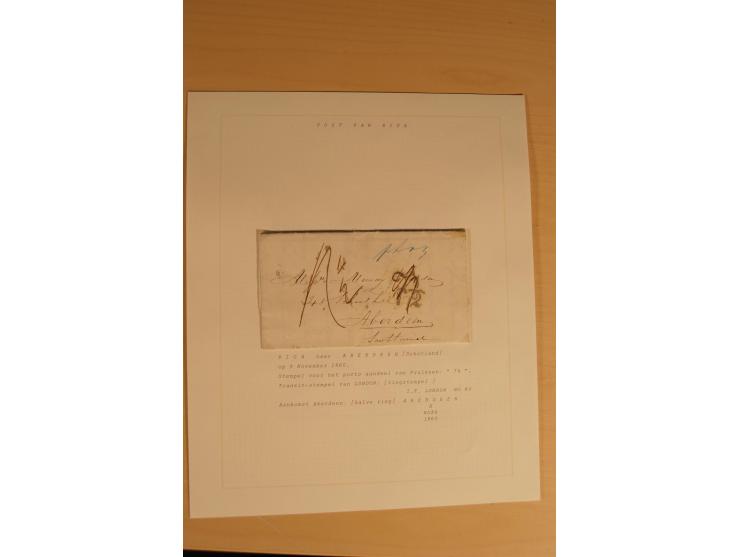 1762/1917, Die Postverbindungen von und nach Riga, Sammlung mit Briefen, Karten und Ganzsachen, dabei die Stempel Rigas ab 17
