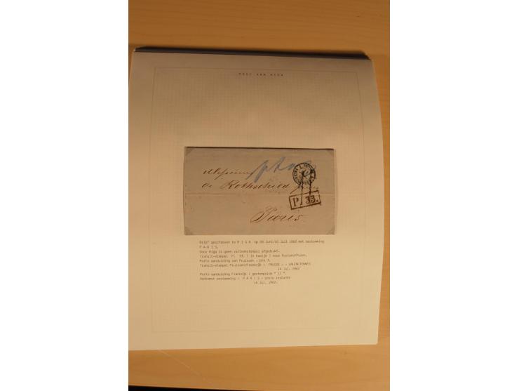 1762/1917, Die Postverbindungen von und nach Riga, Sammlung mit Briefen, Karten und Ganzsachen, dabei die Stempel Rigas ab 17