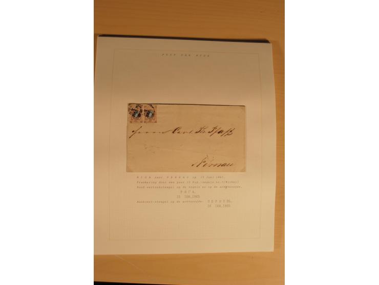 1762/1917, Die Postverbindungen von und nach Riga, Sammlung mit Briefen, Karten und Ganzsachen, dabei die Stempel Rigas ab 17
