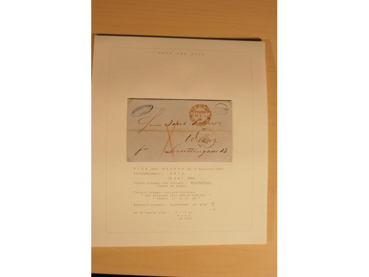 1762/1917, Die Postverbindungen von und nach Riga, Sammlung mit Briefen, Karten und Ganzsachen, dabei die Stempel Rigas ab 17