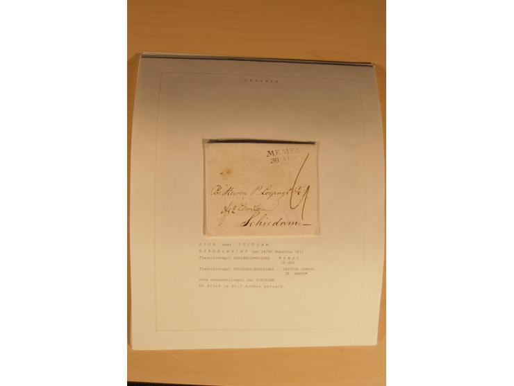 1762/1917, Die Postverbindungen von und nach Riga, Sammlung mit Briefen, Karten und Ganzsachen, dabei die Stempel Rigas ab 17