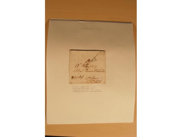 1762/1917, Die Postverbindungen von und nach Riga, Sammlung mit Briefen, Karten und Ganzsachen, dabei die Stempel Rigas ab 17